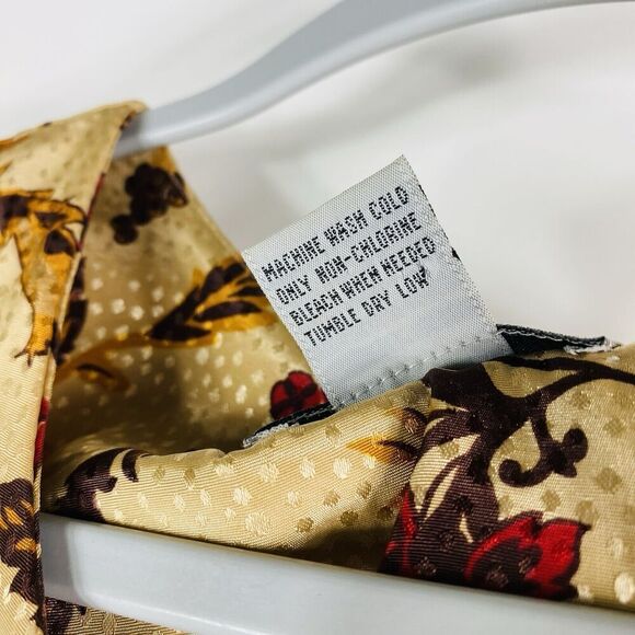 Vintage Maggie Barnes Plus Size 18 Floral Short Sleeve Button Blouse Top - Picture 5 of 5